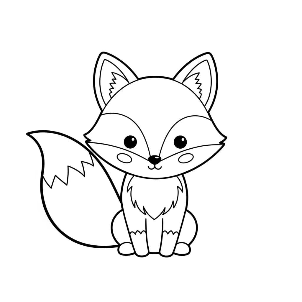 Desenhos Kawaii para Imprimir e Colorir