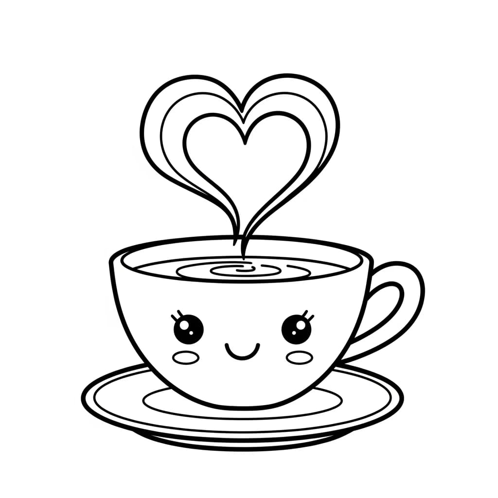 Desenhos Kawaii para Imprimir e Colorir