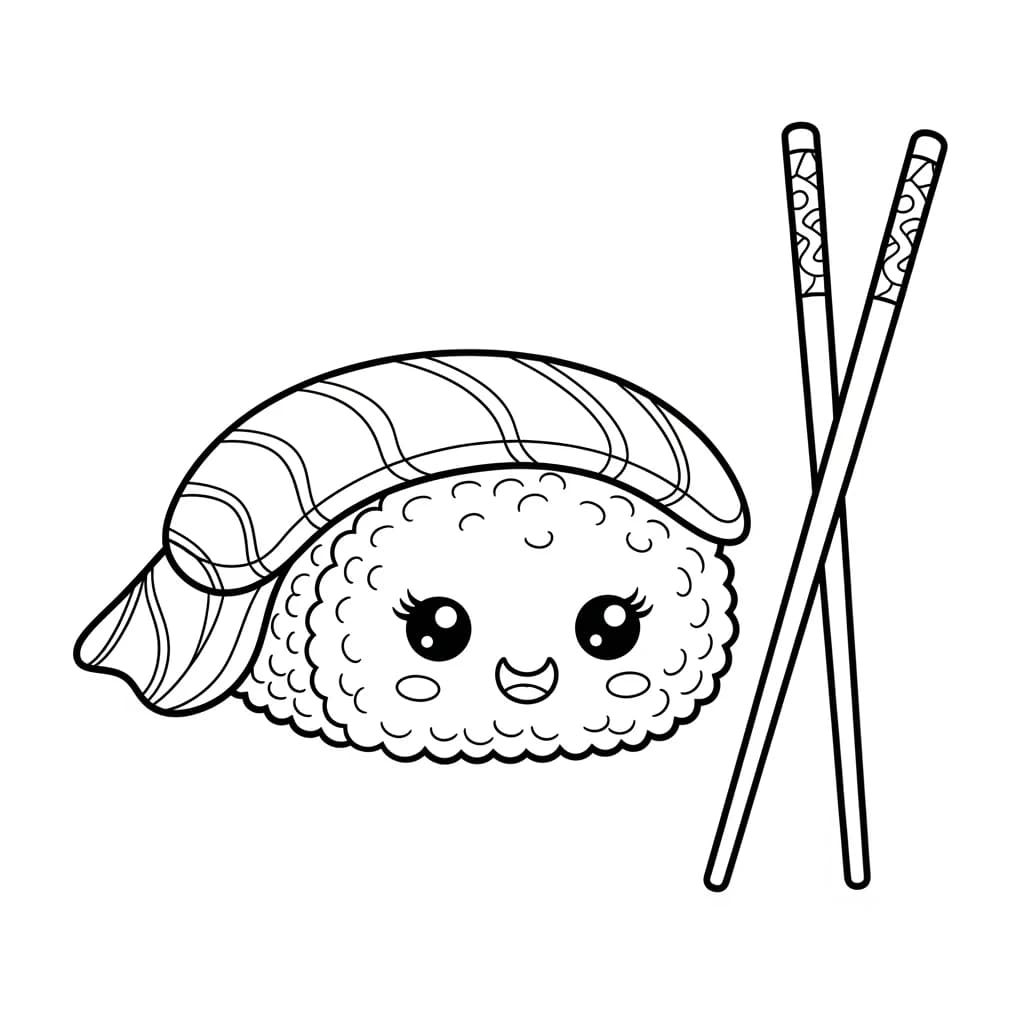 Desenhos Kawaii para Imprimir e Colorir
