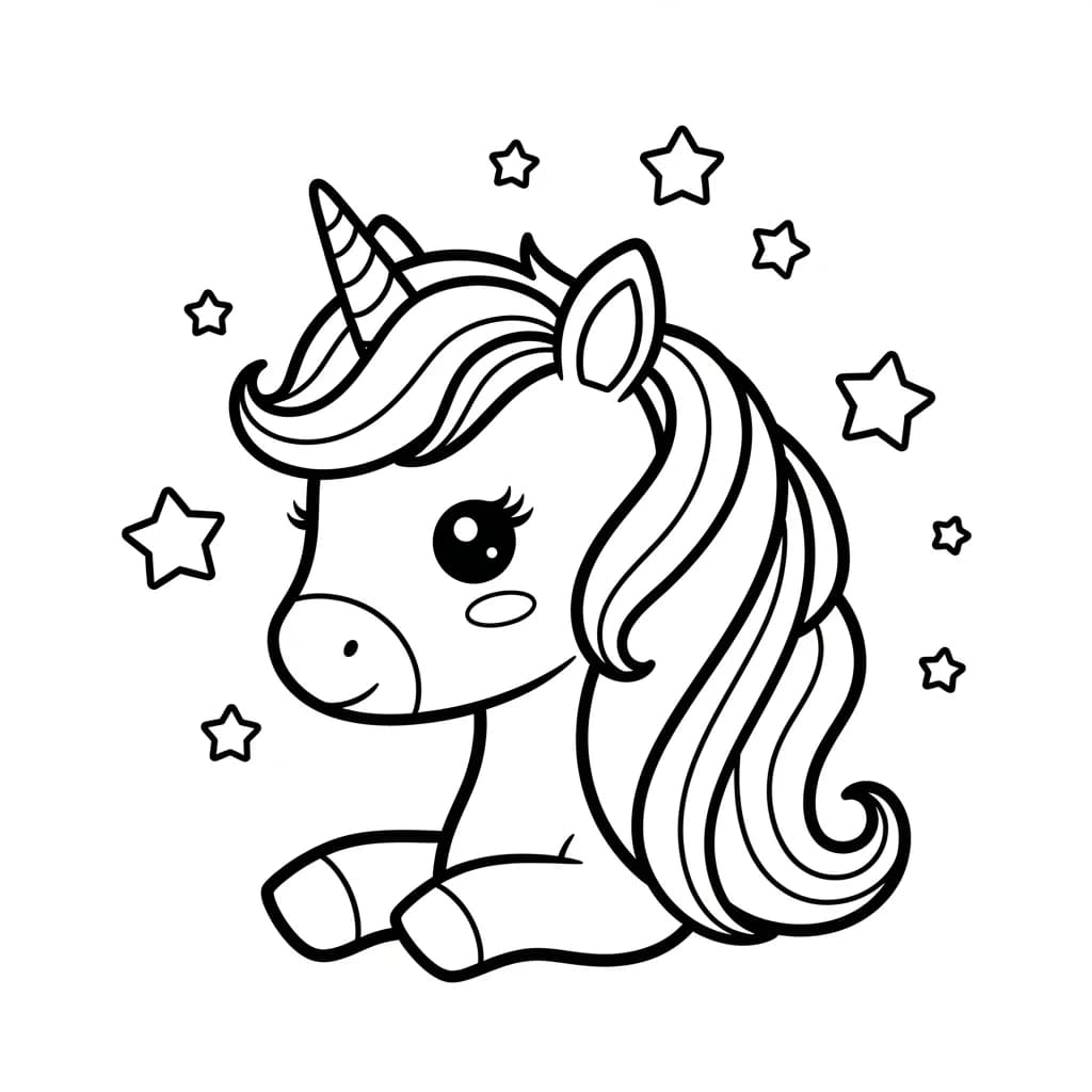 Desenhos Kawaii para Imprimir e Colorir