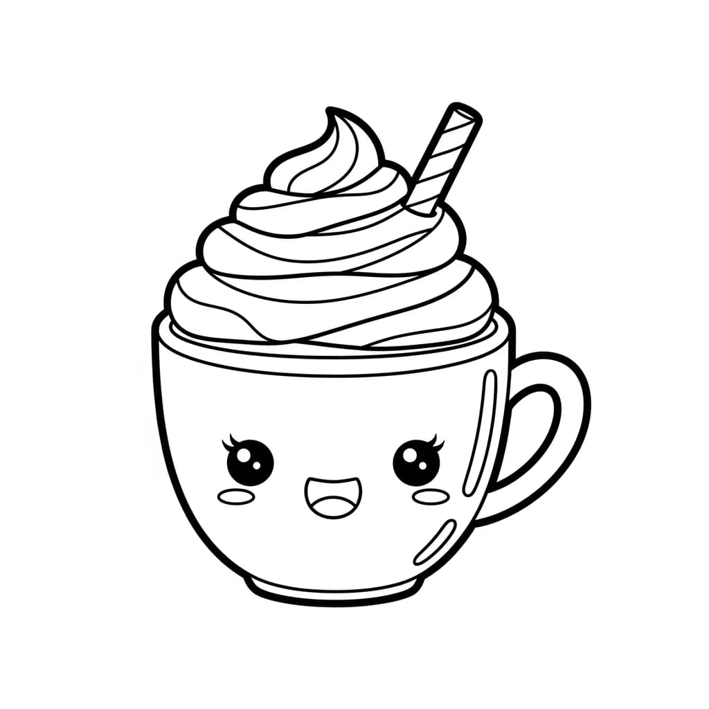 Desenhos Kawaii para Imprimir e Colorir