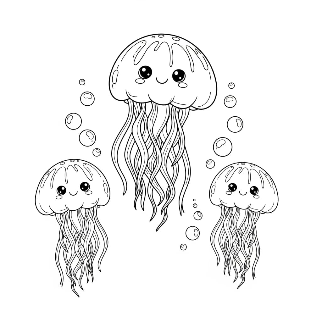 Desenhos Kawaii para Imprimir e Colorir