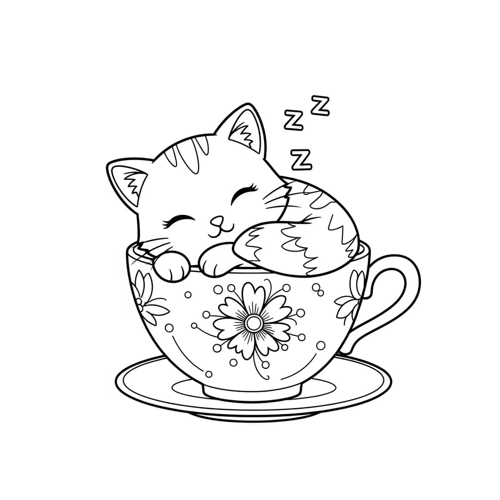Desenhos Kawaii para Imprimir e Colorir