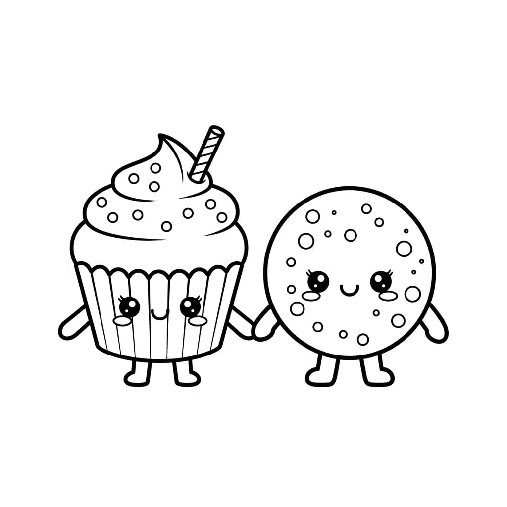 Desenhos Kawaii para Imprimir e Colorir