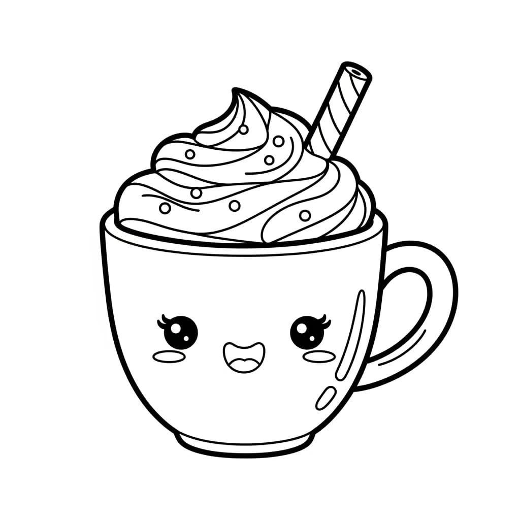 Desenhos Kawaii para Imprimir e Colorir