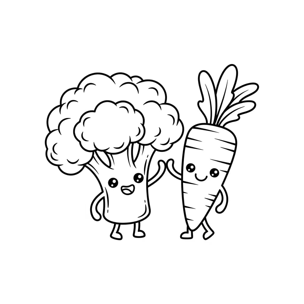 Desenhos Kawaii para Imprimir e Colorir