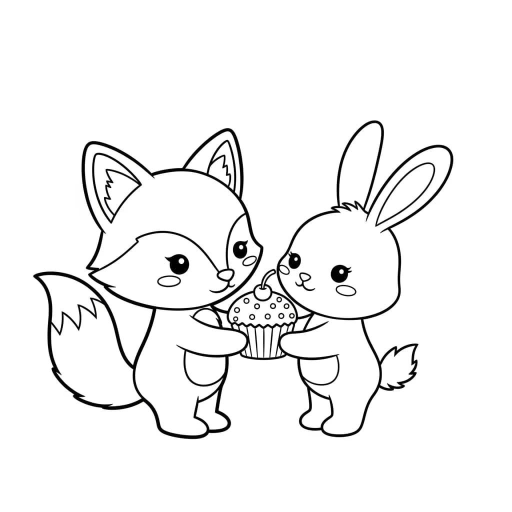 Desenhos Kawaii para Imprimir e Colorir