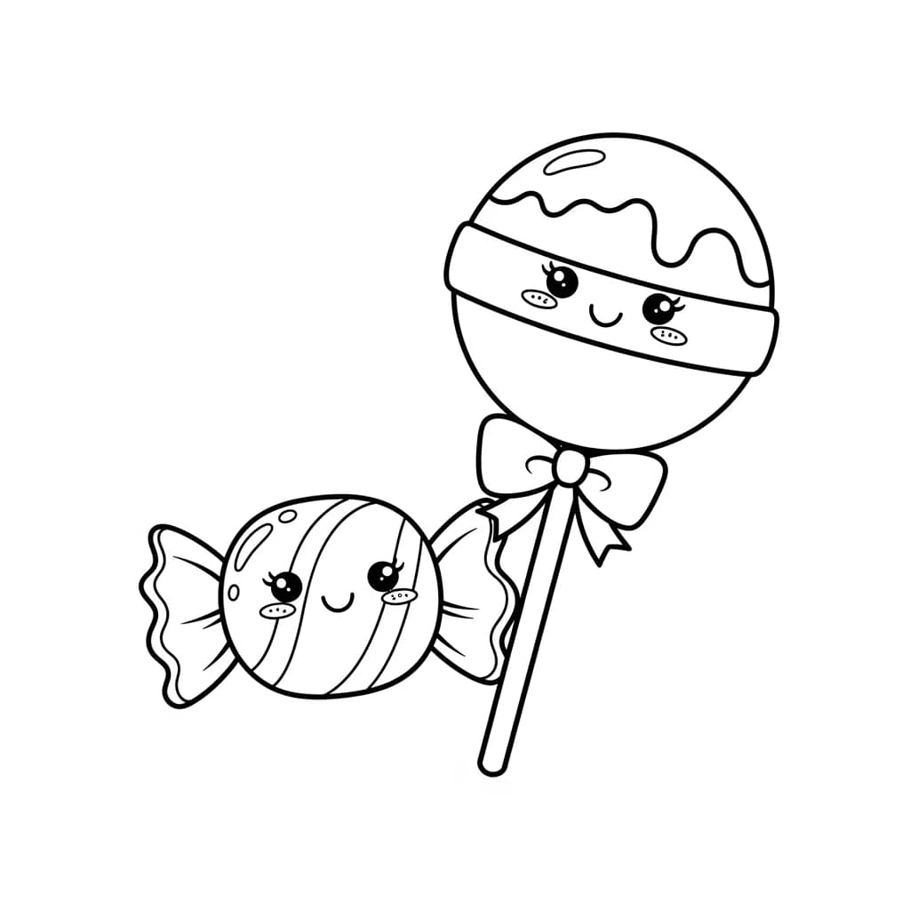 Desenhos Kawaii para Imprimir e Colorir