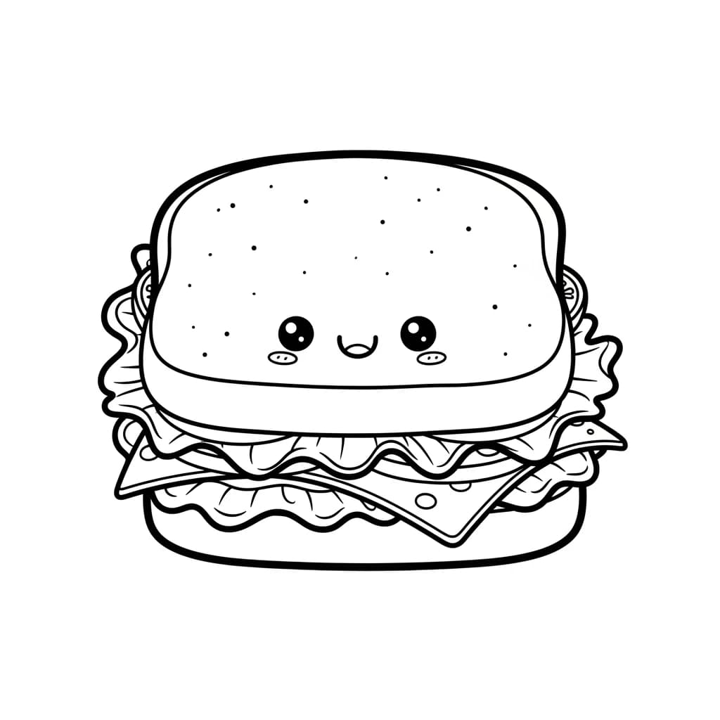 Desenhos Kawaii para Imprimir e Colorir