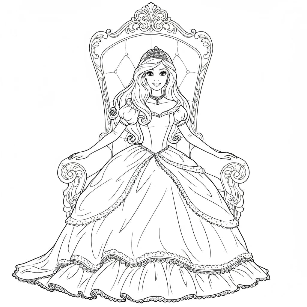 Desenhos para Colorir de Princesas