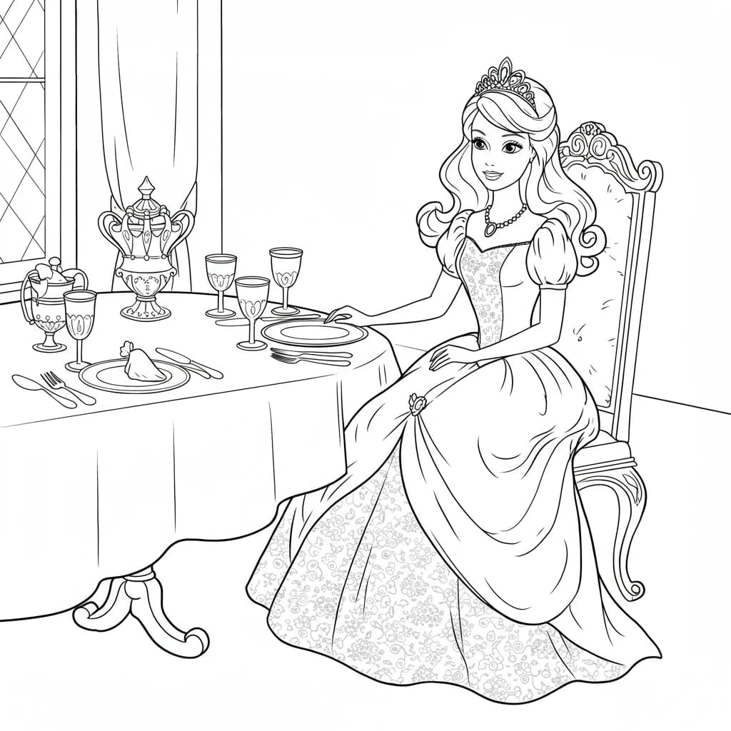 Desenhos para Colorir de Princesas