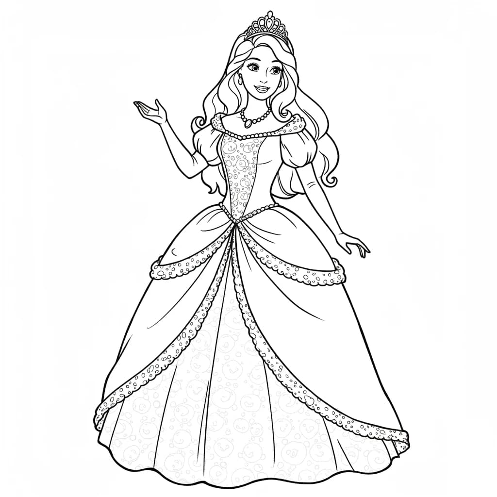 Desenhos para Colorir de Princesas