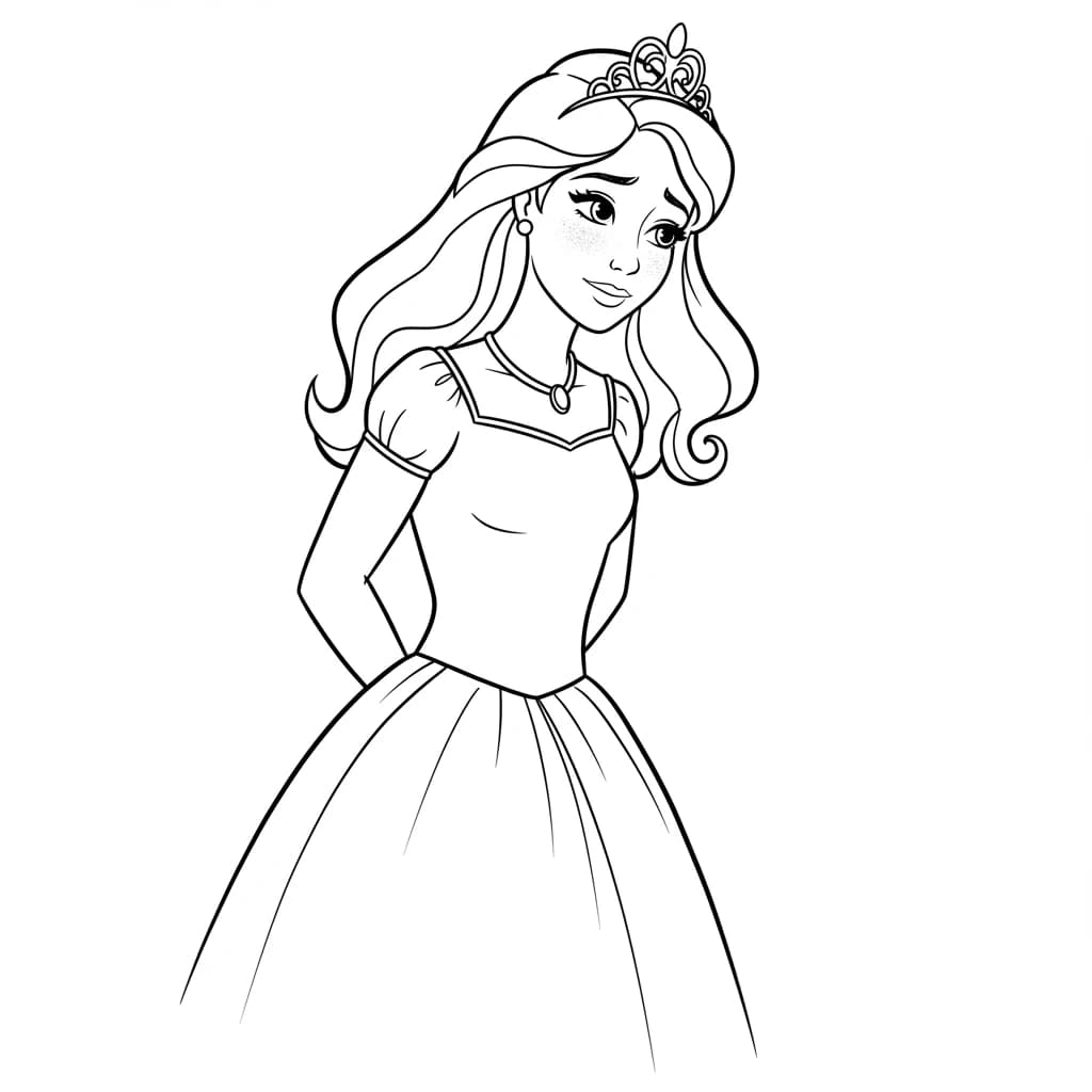 Desenhos para Colorir de Princesas