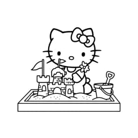 Desenhos da Hello Kitty para Imprimir e Colorir