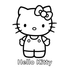 Desenhos da Hello Kitty para Imprimir e Colorir