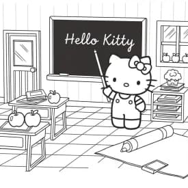 Desenhos da Hello Kitty para Imprimir e Colorir