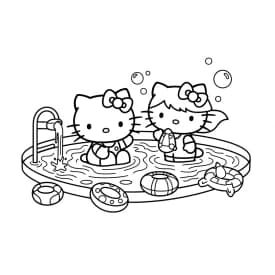 Desenhos da Hello Kitty para Imprimir e Colorir