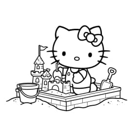 Desenhos da Hello Kitty para Imprimir e Colorir