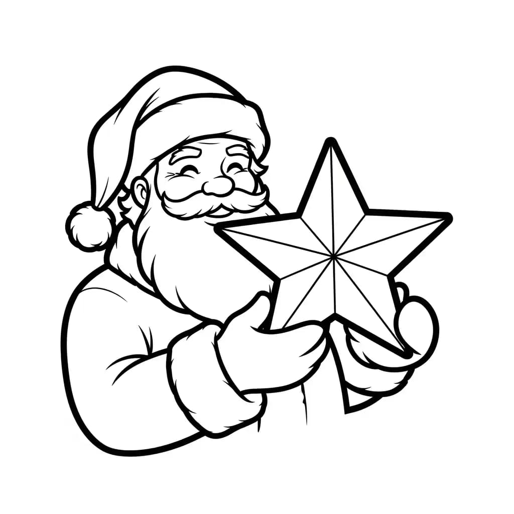 desenho de rena com flocos de neve para colorir