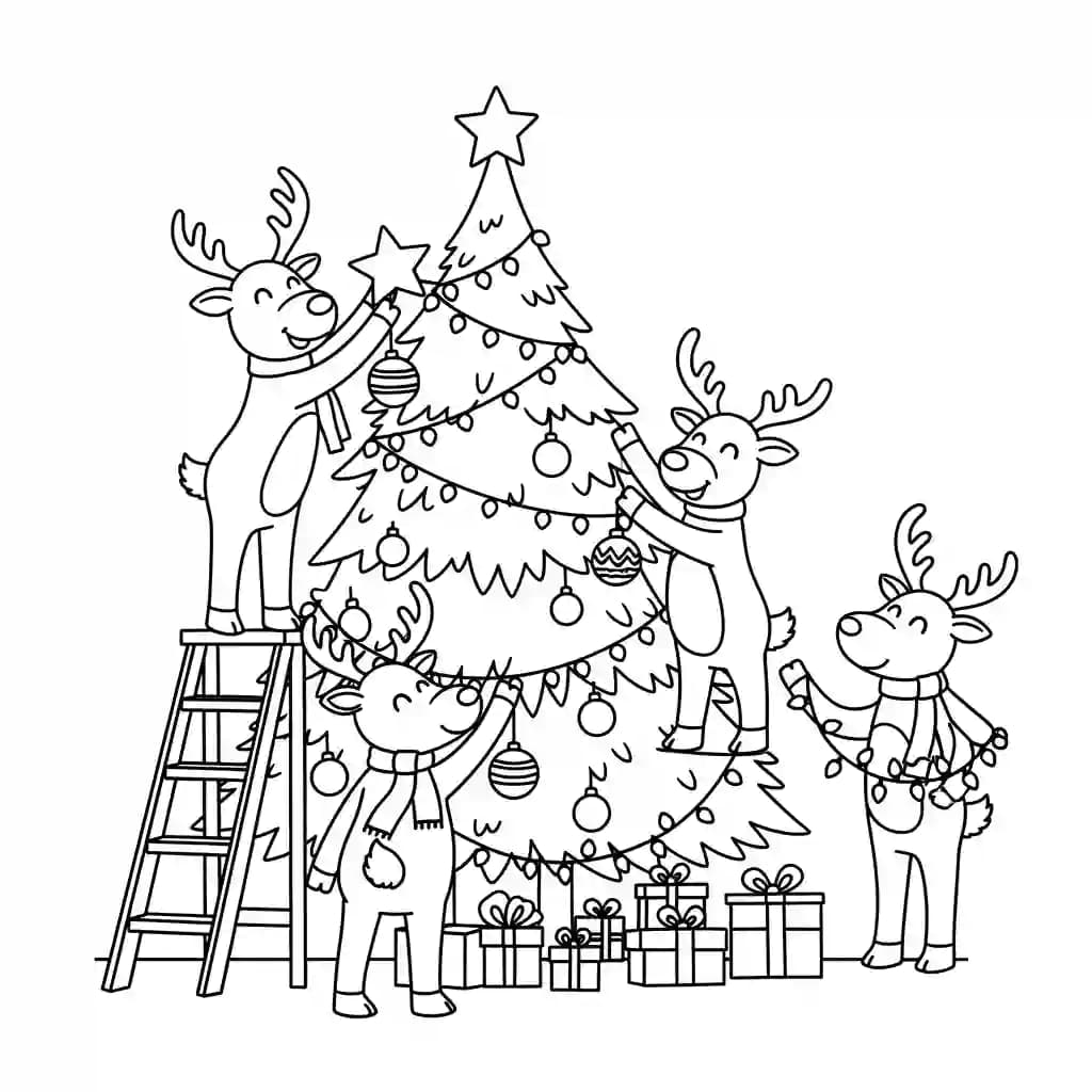 Desenhos para Colorir de Natal