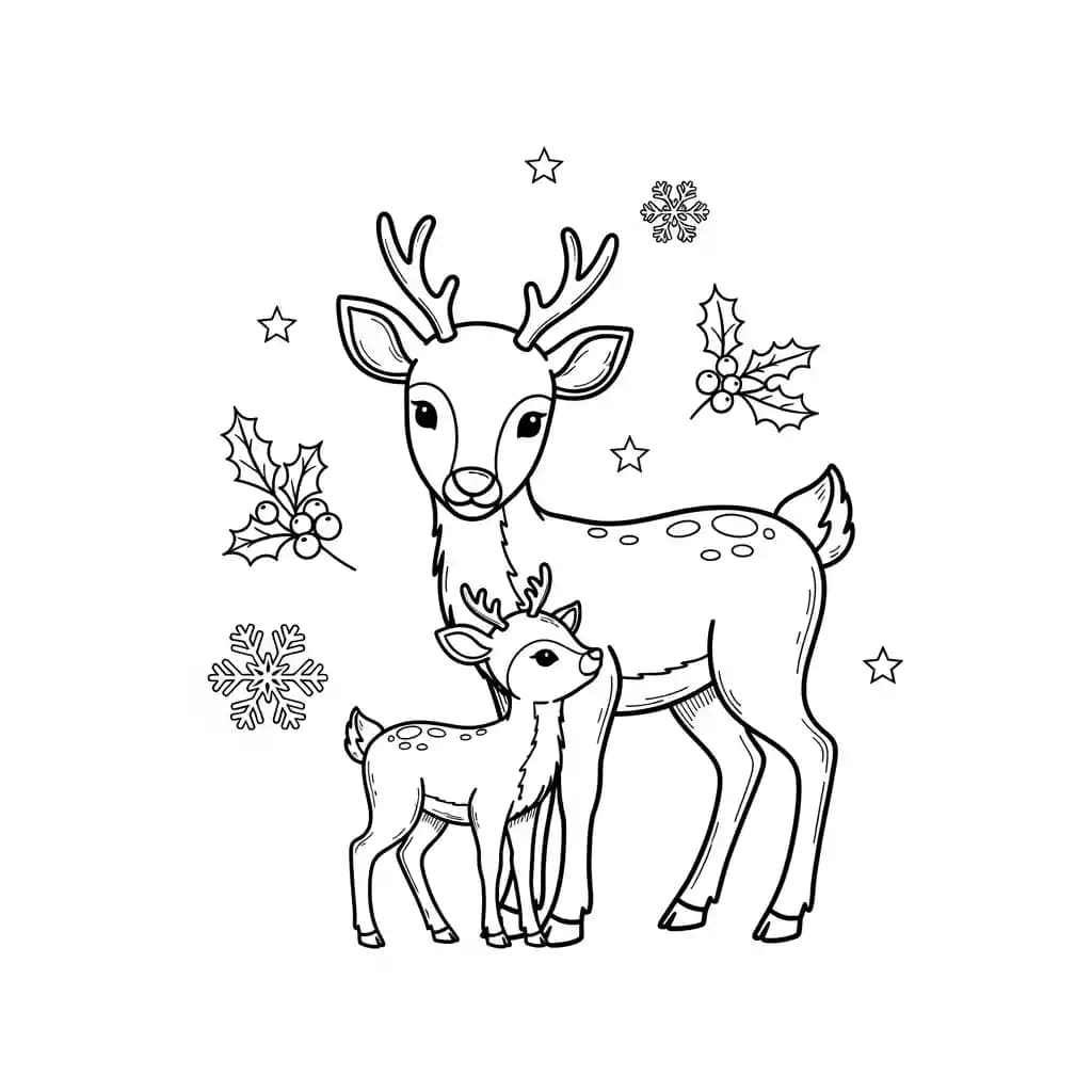 Desenhos para Colorir de Natal