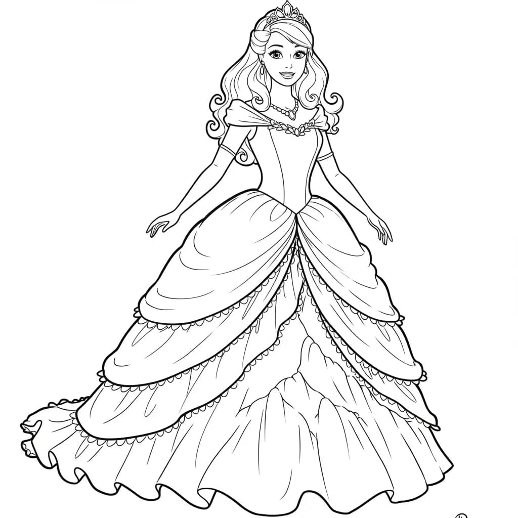 Desenhos para Colorir de Princesas