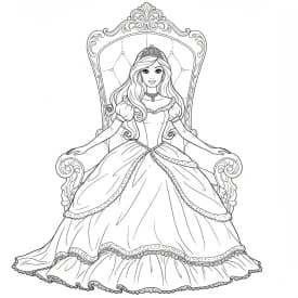 Desenhos para Colorir de Princesas