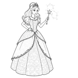Desenhos para Colorir de Princesas