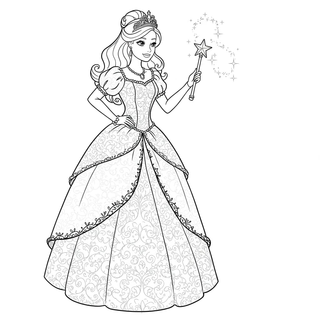 Desenhos para Colorir de Princesas