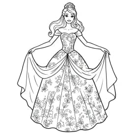 Desenhos para Colorir de Princesas