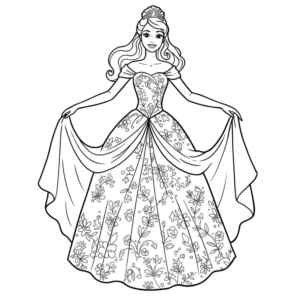 Desenhos para Colorir de Princesas