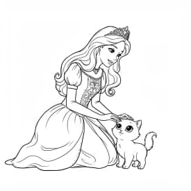 Desenhos para Colorir de Princesas