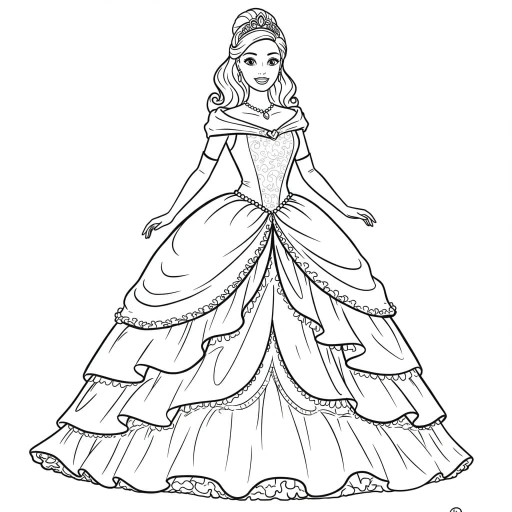 Desenhos para Colorir de Princesas