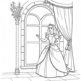 Desenhos para Colorir de Princesas