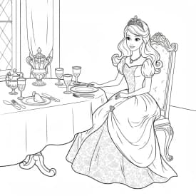 Desenhos para Colorir de Princesas