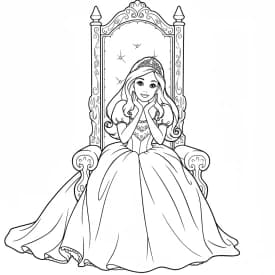 Desenhos para Colorir de Princesas