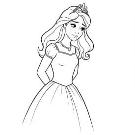 Desenhos para Colorir de Princesas