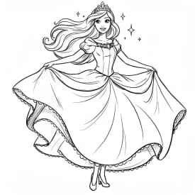 Desenhos para Colorir de Princesas
