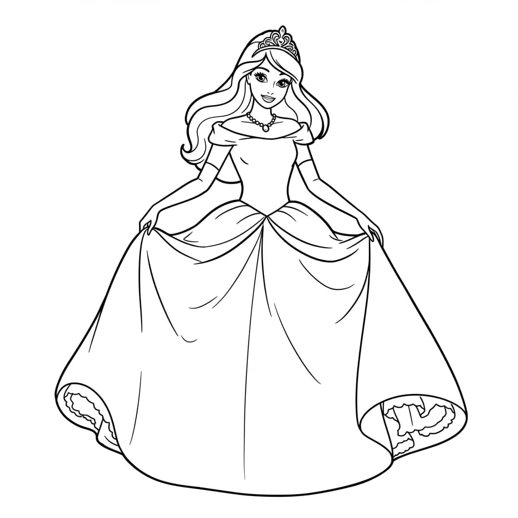 Desenhos para Colorir de Princesas