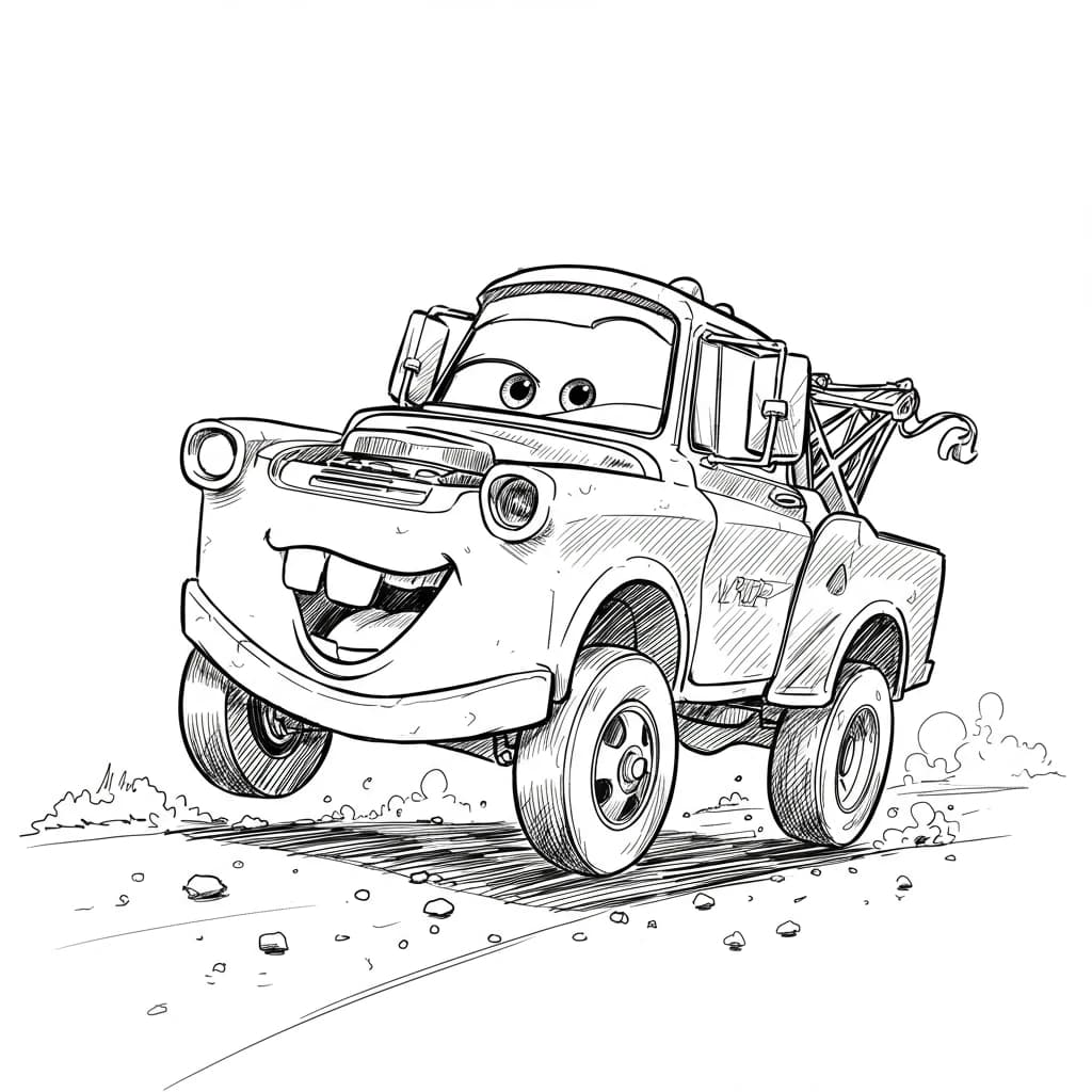 Relâmpago McQueen para colorir — Desenhos incríveis da série Carros