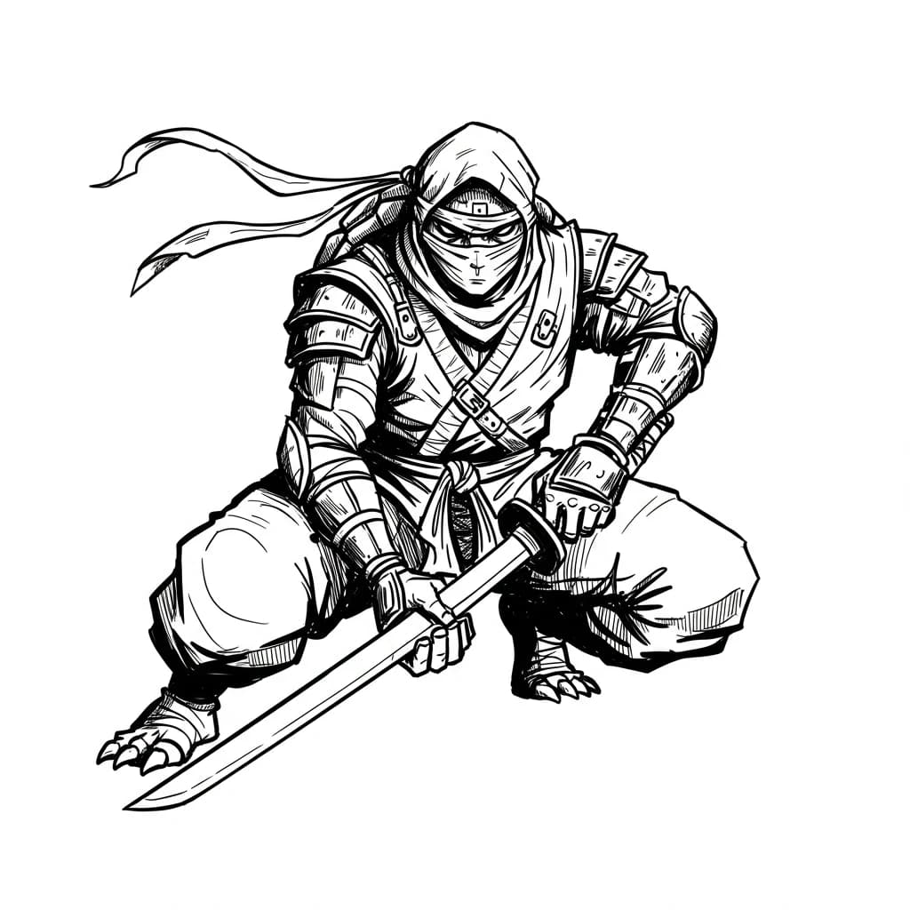 Desenhos das Tartarugas Ninja para Imprimir e Colorir