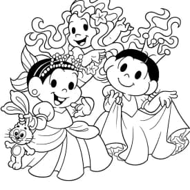 Desenhos da Turma da Mônica para Colorir e Imprimir