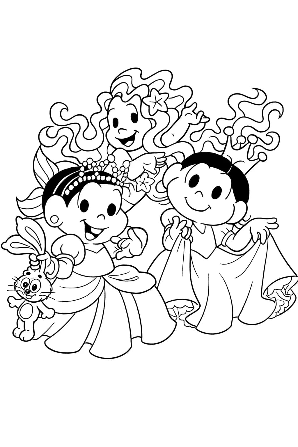 Desenhos da Turma da Mônica para Colorir e Imprimir