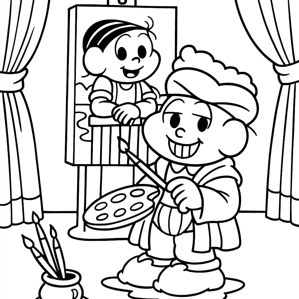 Desenhos da Turma da Mônica para Colorir e Imprimir