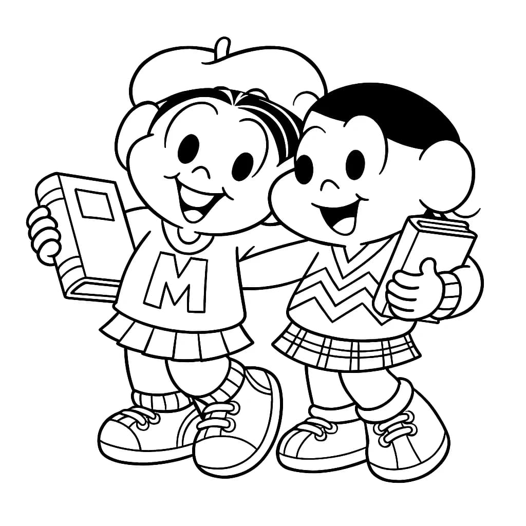 Desenhos da Turma da Mônica para Colorir e Imprimir