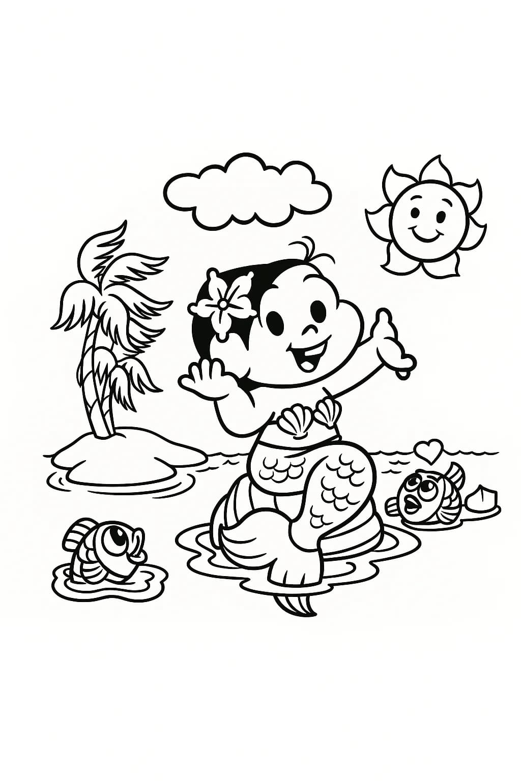 Desenhos da Turma da Mônica para Colorir e Imprimir