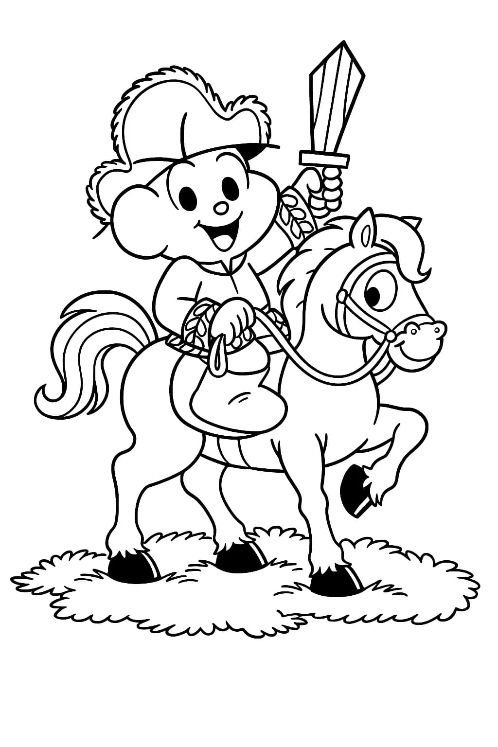 Desenhos da Turma da Mônica para Colorir e Imprimir