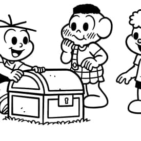 Desenhos da Turma da Mônica para Colorir e Imprimir