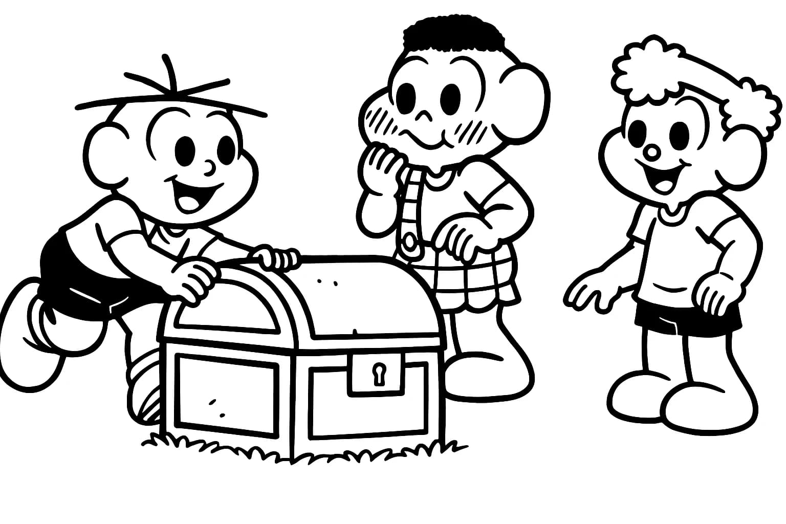 Desenhos da Turma da Mônica para Colorir e Imprimir