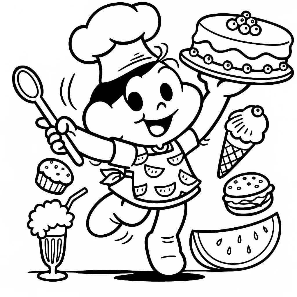 Desenhos da Turma da Mônica para Colorir e Imprimir